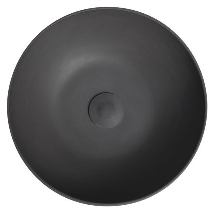 Sapho - Pöytätason pesuallas FORMIGO Ø 39 cm betoni/antrasiitti