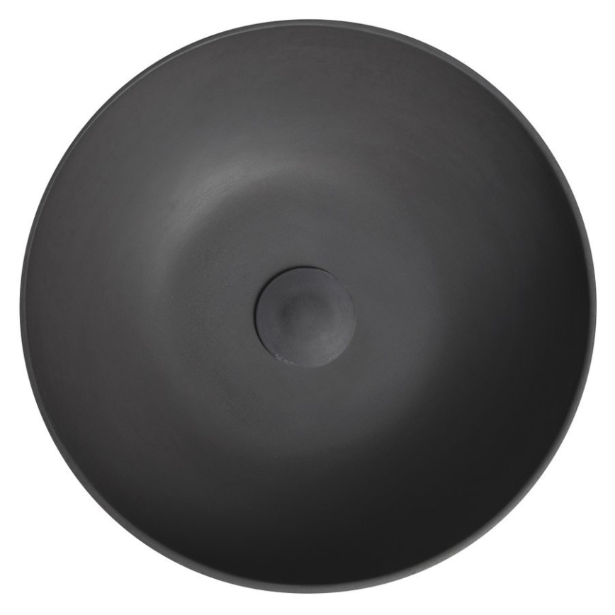 Sapho - Pöytätason pesuallas FORMIGO Ø 39 cm betoni/antrasiitti