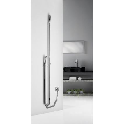 Sapho - Sähköinen pyyhekuivain ajastimella DUOPASSO 45W 170x12 cm kiiltävä kromi