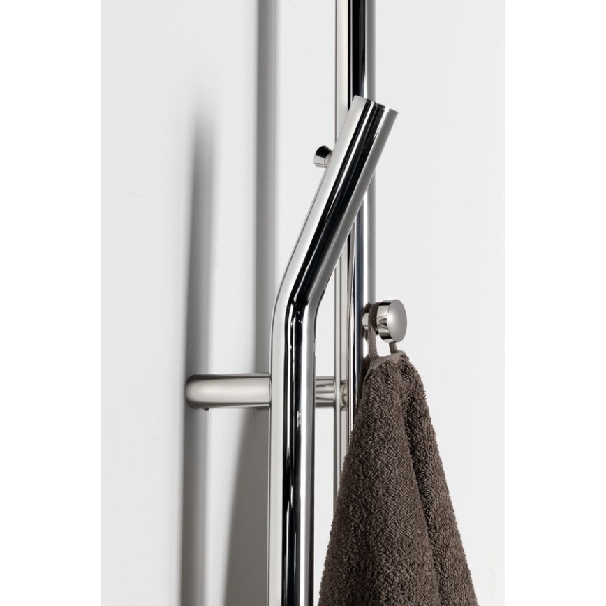 Sapho - Sähköinen pyyhekuivain ajastimella DUOPASSO 45W 170x12 cm kiiltävä kromi
