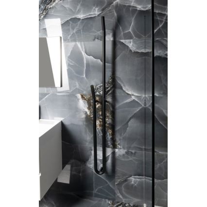 Sapho - Sähköinen pyyhekuivain ajastimella DUOPASSO 45 W 170 x 12 cm mattamusta