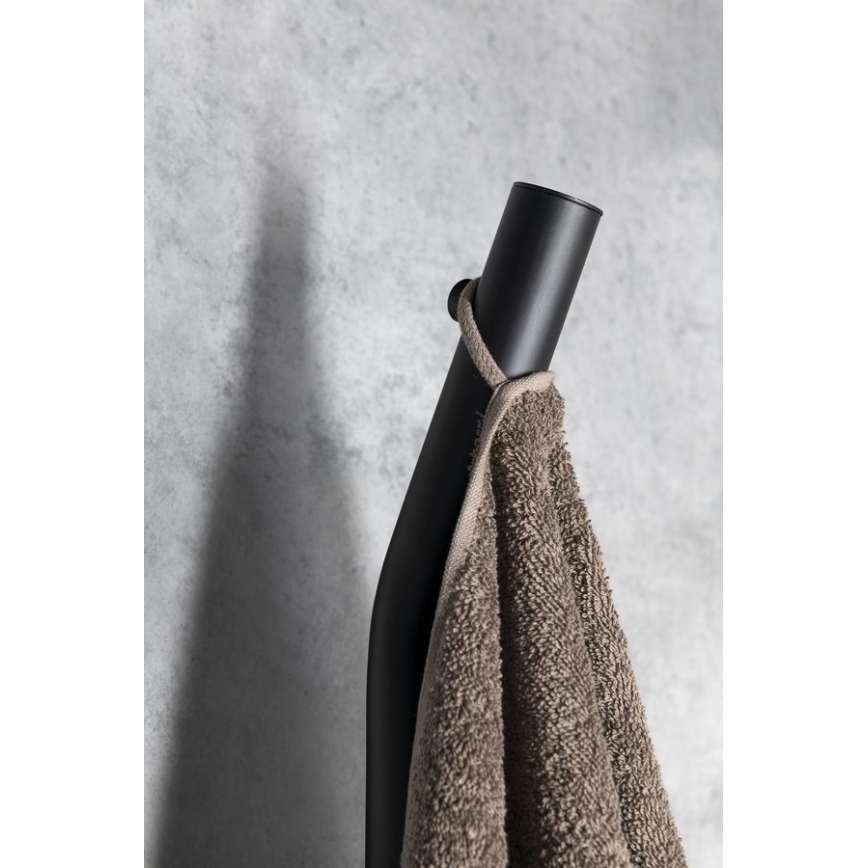 Sapho - Sähköinen pyyhekuivain ajastimella DUOPASSO 45 W 170 x 12 cm mattamusta