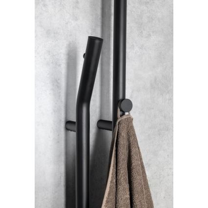 Sapho - Sähköinen pyyhekuivain ajastimella DUOPASSO 45 W 170 x 12 cm mattamusta