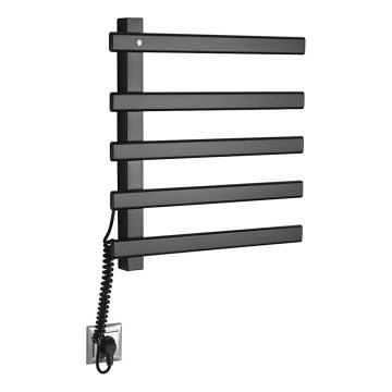 Sapho - Sähköinen pyyhekuivain ELCOR 63W 48x52 cm mattamusta