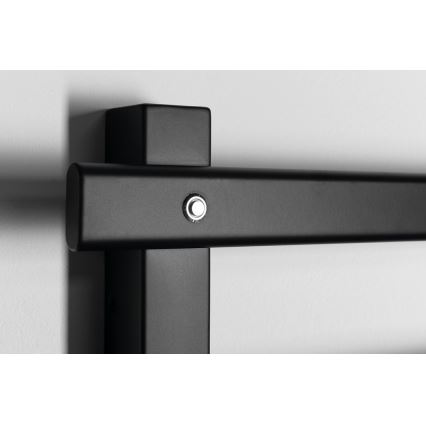 Sapho - Sähköinen pyyhekuivain ELCOR 63W 48x52 cm mattamusta