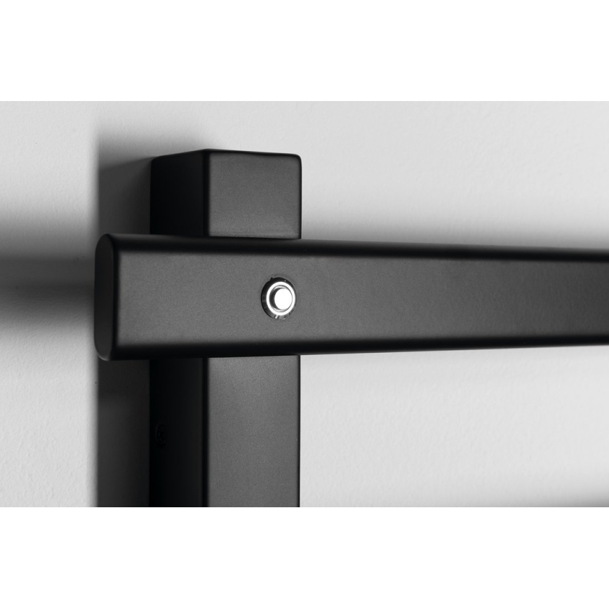 Sapho - Sähköinen pyyhekuivain ELCOR 63W 48x52 cm mattamusta