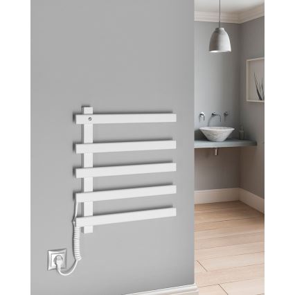 Sapho - Sähköinen pyyhekuivain ELCOR 63W 52x48 cm mattavalkoinen