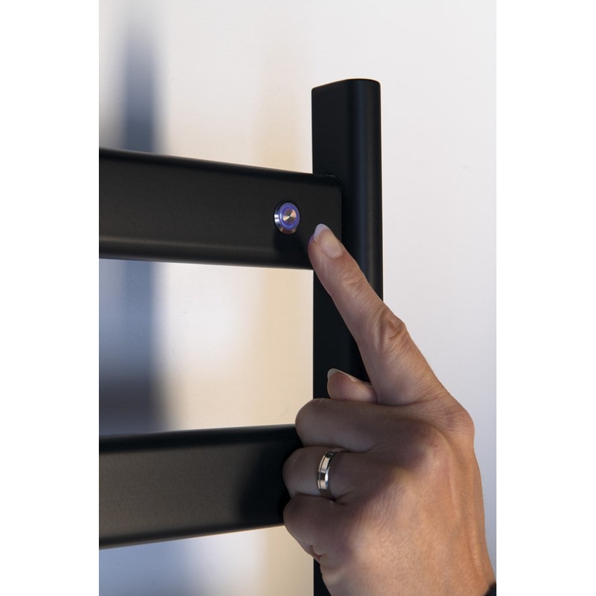 Sapho - Sähköinen pyyhekuivain ELIAS 105 W 73 x 49 cm mattamusta