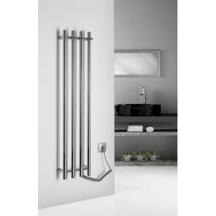 Sapho - Sähköinen pyyhekuivain PAPINADO 85W 120x26 cm kiiltävä kromi oikea