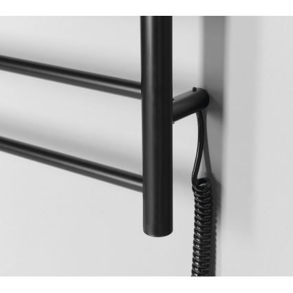 Sapho - Sähköinen pyyhekuivain REDONDO 130W/230V 63x116 cm mattamusta