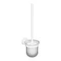 Sapho - Seinäasennettava WC-harja X-ROUND maitolasi/valkoinen