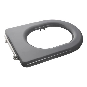 Sapho - SoftClose-pehmeästi sulkeutuva WC-istuin, harmaa