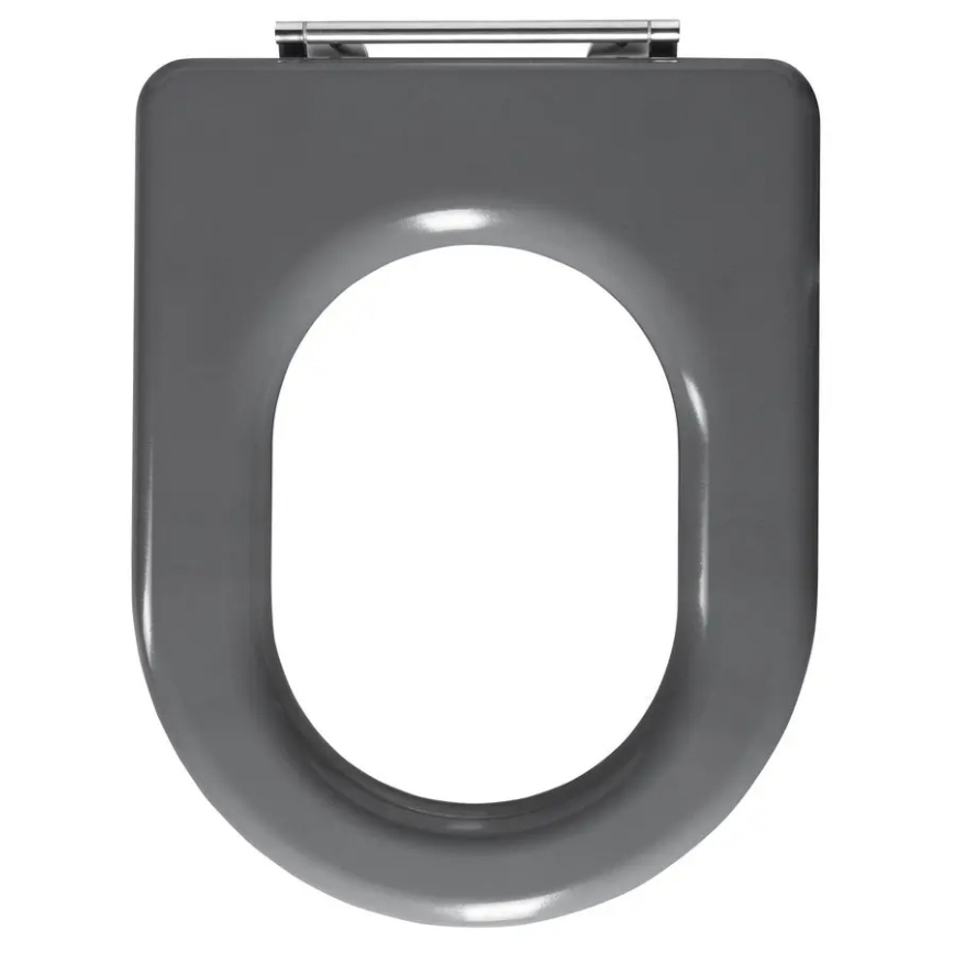 Sapho - SoftClose-pehmeästi sulkeutuva WC-istuin, harmaa