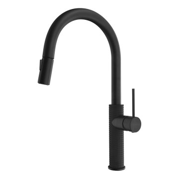 Sapho - Tiskihana ulosvedettävällä ruiskulla FLAWO matta musta