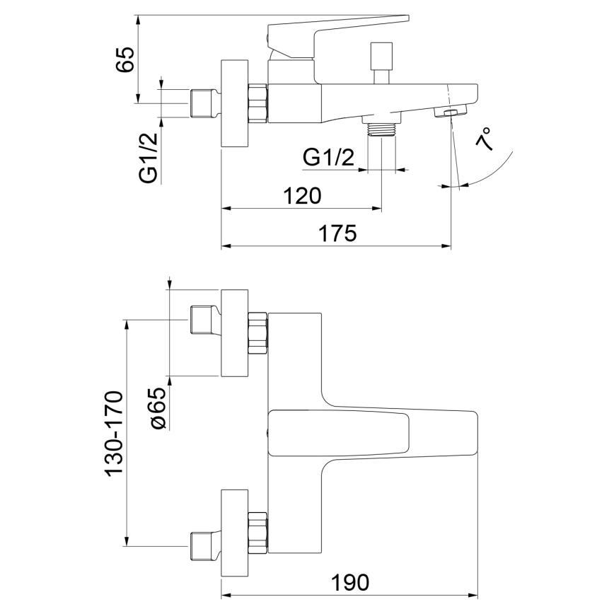 Sapho - TURSI kylpyhana, kiiltävä kromi