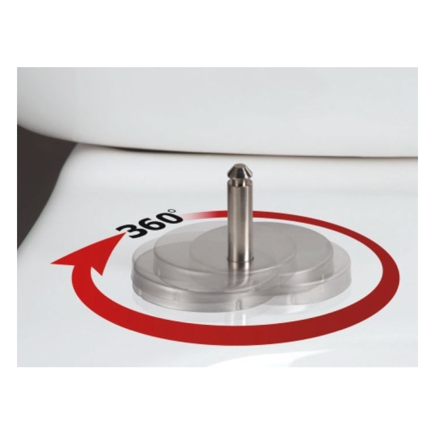 Sapho - WC-istuin SoftClose EDITA valkoinen