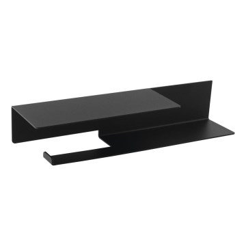 Sapho - WC-paperiteline hyllyllä 9,5x35 cm mattamusta