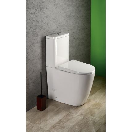 Sapho - WC-yhdistelmä TURKU ala-/takaviemäröinti keramiikka/valkoinen