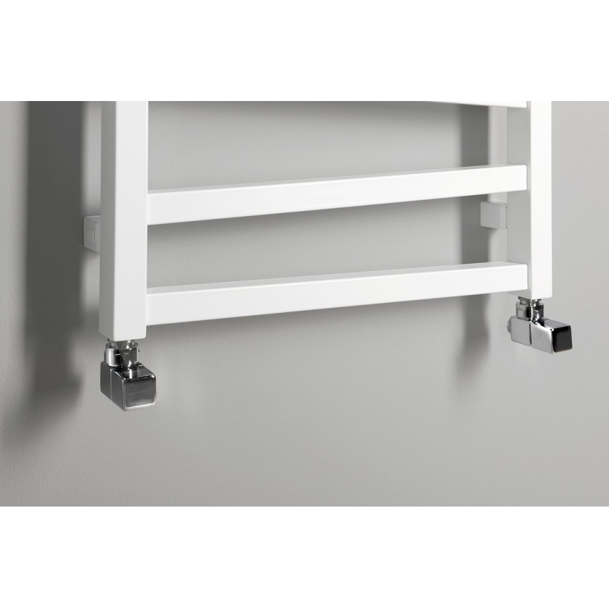 Sapho - ZIG kylpyhuoneen pyyhekuivain 133 x 50 cm, valkoinen