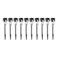 SARJA 10x LED aurinkokäyttöinen lamppu LED/0,06W/1,2V 6000K IP44 40 mAh