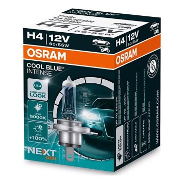 SARJA 2x Autolamppu COOL BLUE H4 P43t/60/55W/12V 5000K - Osram