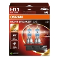 SARJA 2x Autolamppu NIGHT BREAKER H11 PGJ19-2/55W/12V - Osram