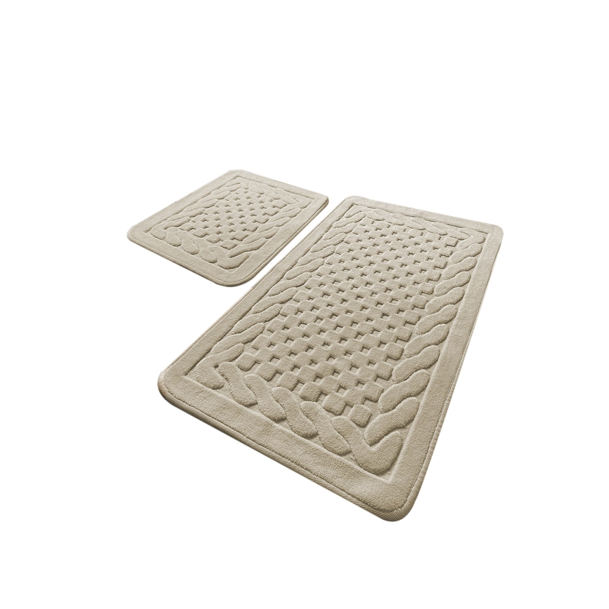 SETTI 2 kpl Kylpyhuopa BAMBI 60/100 cm beige