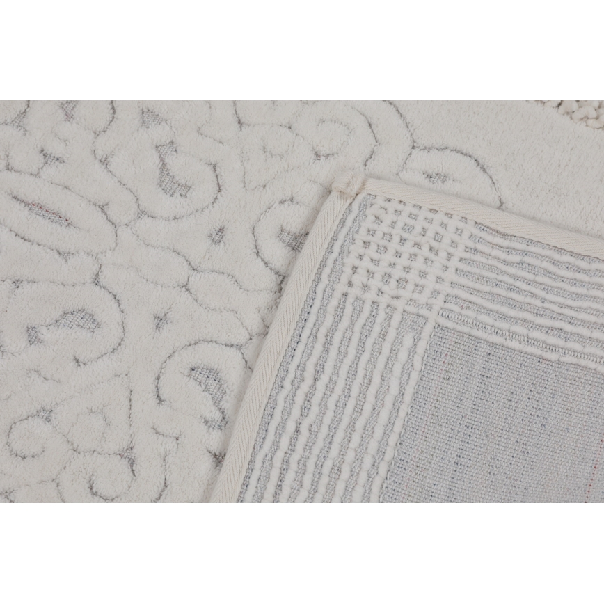 SETTI 2 kpl Kylpyhuoneen matto PIANTE 60/100 cm valkoinen