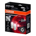 SARJA 2x LED-autopolttimo NIGHT BREAKER W2.1x9.5d/1W/12V 5700K - Osram