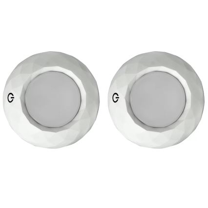 SARJA 2 kpl LED kosketusohjattavia opastevaloja LED/4,5V/3xAAA