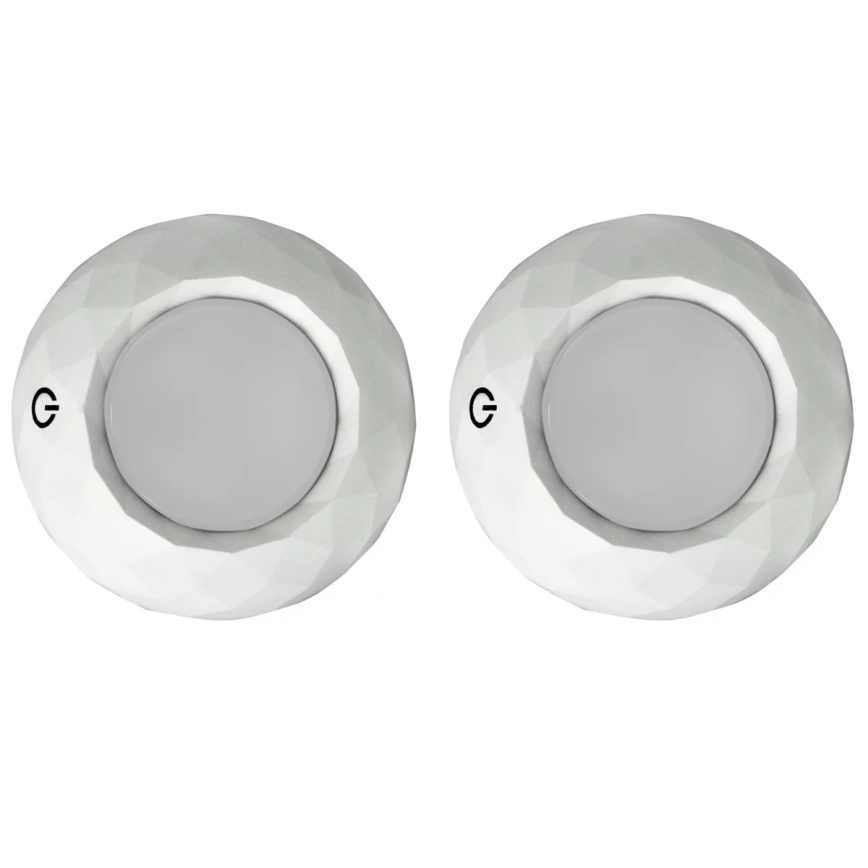 SARJA 2 kpl LED kosketusohjattavia opastevaloja LED/4,5V/3xAAA