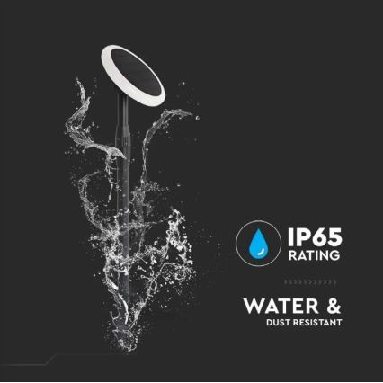 SARJA 2 kpl säädettävä LED-aurinkolamppu PUUTARHA LED/3W/5V 42-80 cm 4000K IP65 1000 mAh