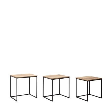 SETTI 3x Konferenssipöytä ruskea