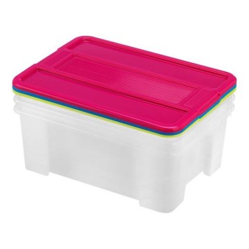 SARJA 3x Säilytyslaatikko TEX BOX 10 l