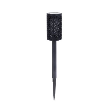 Sarja 4x LED-aurinkovalaisin DECOR LED/1,2V 150 mAh 3000K 39 cm IP44 musta