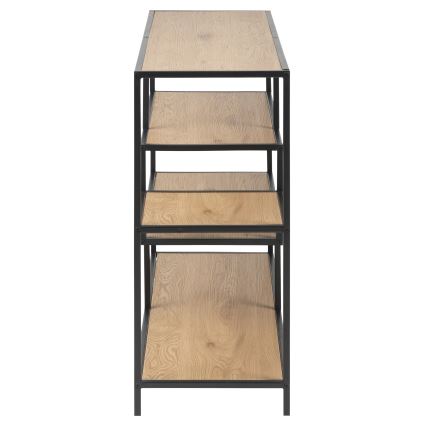 SARON-kirjahylly tammi/musta