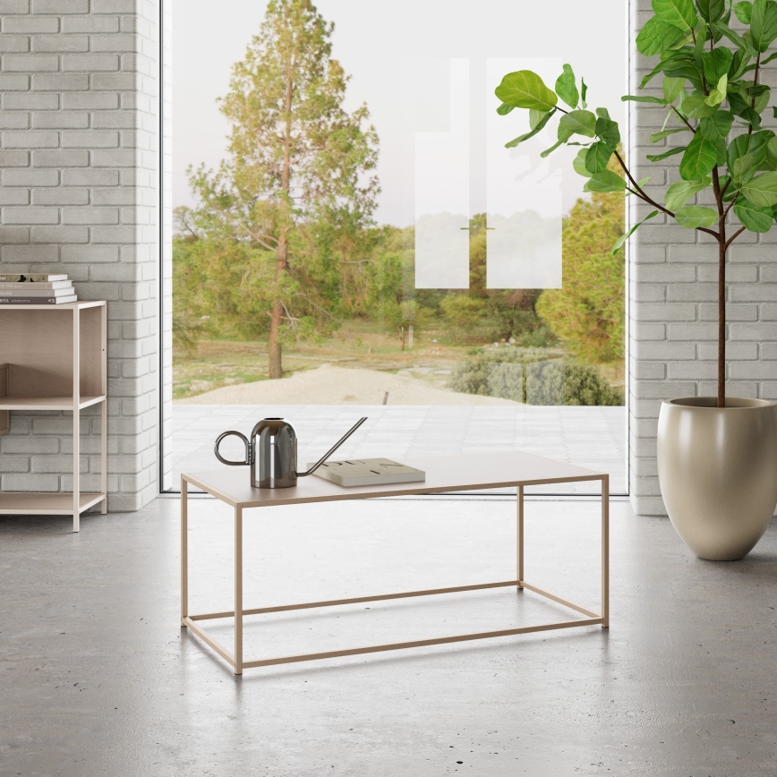 SARON-sohvapöytä 100 x 50 cm, harmaa