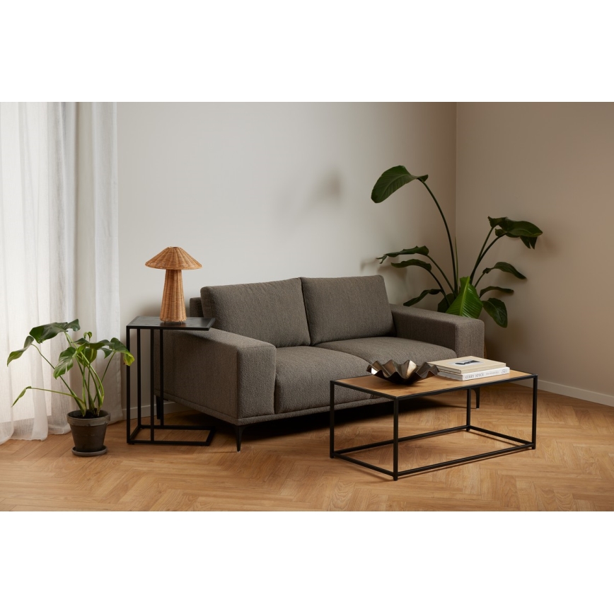 SARON-sohvapöytä tammi/musta