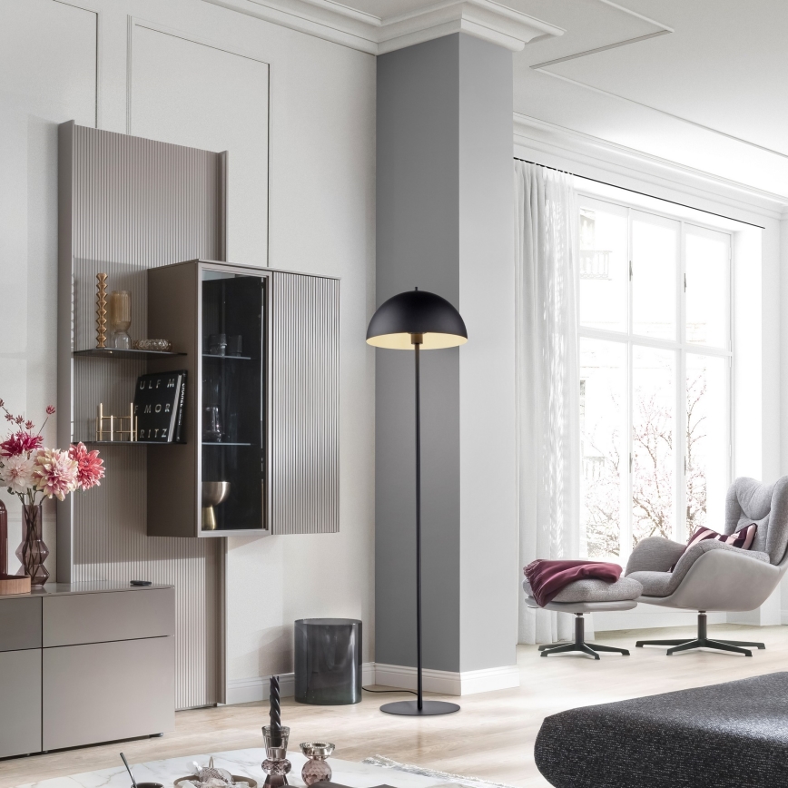 Schöner Wohnen 11727-18 - Lattiavalaisin ALI 1xE27/25W/230V musta
