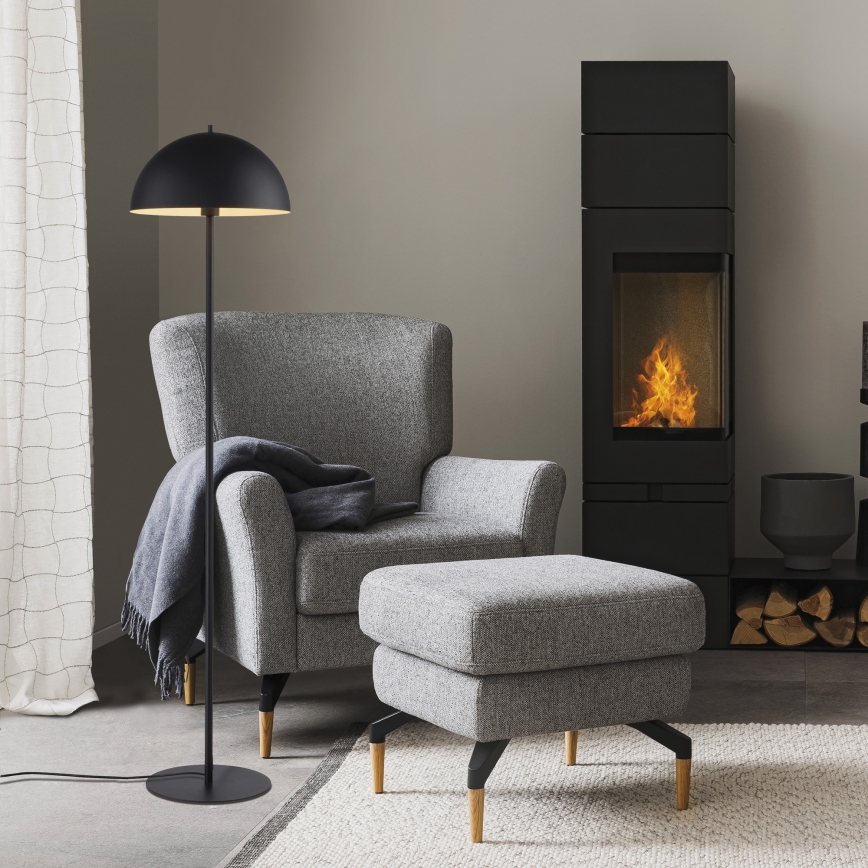 Schöner Wohnen 11727-18 - Lattiavalaisin ALI 1xE27/25W/230V musta