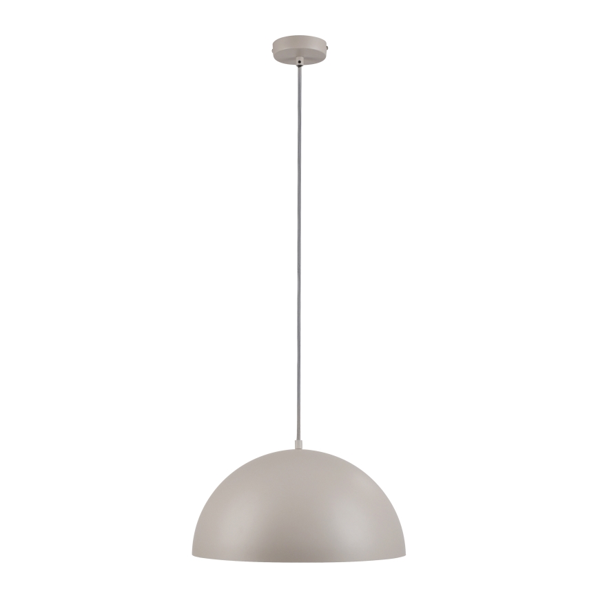 Schöner Wohnen 11728-39 - Riippuvalaisin vaijerilla ALI 1xE27/25W/230V halkaisija 38 cm harmaa