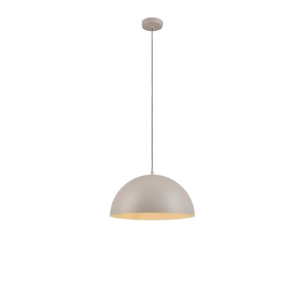 Schöner Wohnen 11728-39 - Riippuvalaisin vaijerilla ALI 1xE27/25W/230V halkaisija 38 cm harmaa