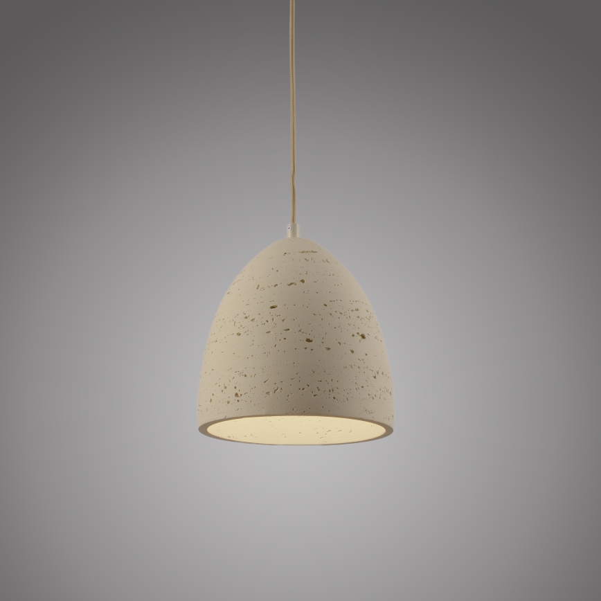Schöner Wohnen 12540-42 - TRAVENTA riippuvalaisin kaapelilla 1xE27/40W/230V, halkaisija 21 cm, betoni