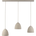 Schöner Wohnen 12541-42 - TRAVENTA-riippuvalaisin johdolla, 3xE27/40W/230V, betoni