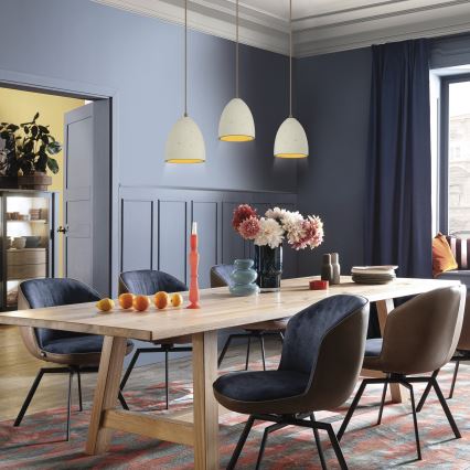 Schöner Wohnen 12541-42 - TRAVENTA-riippuvalaisin johdolla, 3xE27/40W/230V, betoni