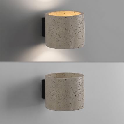 Schöner Wohnen 12542-42 - Seinävalaisin TRAVENTA 1xG9/10W/230V betoni