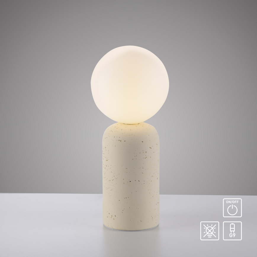 Schöner Wohnen 12543-42 - Pöytälamppu TRAVENTA 1xG9/10W/230V betoni
