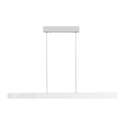 Schöner Wohnen 12577-16 - Himmennettävä LED-riippuvalaisin vaijerilla ADRIANA ROUND 2xLED/24W/230V 2700/3000/3500/4000/5000K 160 cm valkoinen