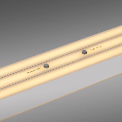 Schöner Wohnen 12577-16 - Himmennettävä LED-riippuvalaisin vaijerilla ADRIANA ROUND 2xLED/24W/230V 2700/3000/3500/4000/5000K 160 cm valkoinen