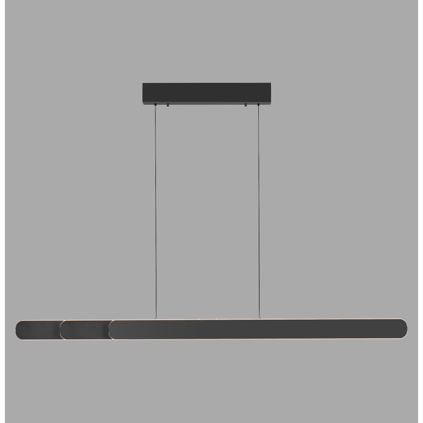 Schöner Wohnen 12577-18 - himmennettävä LED-riippuvalaisin vaijerilla ADRIANA ROUND 2xLED/24W/230V 2700/3000/3500/4000/5000K musta